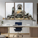 Buddha Statue Wall Art Canvas Print
