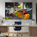 Kithen Vegetables World Wall Art Canvas Print