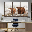 Longhorn Cattle Wall Art Canvas Print, Framed Farmhouse by MyGreatCanvas | Canvas Wall Art Prints | Photo Prints & Wall Decor