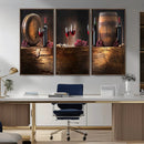 Wine and Barrels Wall Art Canvas Print by MyGreatCanvas | Canvas Wall Art Prints | Photo Prints & Wall Decor