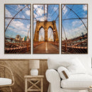 Brooklyn Bridge Manhattan Wall Art Canvas Print by MyGreatCanvas | Canvas Wall Art Prints | Photo Prints & Wall Decor