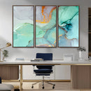 Colorful Marble Fluid Effect Canvas Wall Art Print by MyGreatCanvas | Canvas Wall Art Prints | Photo Prints & Wall Decor