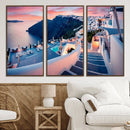 Greece Santorini Wall Art Landscape Canvas Print