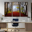 Foggy Forest Wall Art Landscape Canvas Print