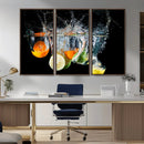Kitchen Wall Art, Kitchen Fruits Art Canvas Print