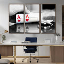 Aces Poker Art Poker Game Wall Art Canvas Print by MyGreatCanvas | Canvas Wall Art Prints | Photo Prints & Wall Decor