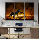 Horse Wall Art Canvas Print, Multi Panel Animal Canvas Print