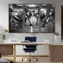 American Football Wall Art Canvas Print Framed Stadium Sport