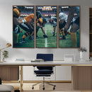 American Football Playing Wall Art Canvas Print by MyGreatCanvas | Canvas Wall Art Prints | Photo Prints & Wall Decor
