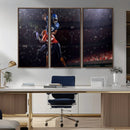 American Football Wall Art Canvas Print, Stadium Sport Wall