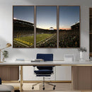 Oregon Ducks Football Team Print - Eugene Autzen Stadium
