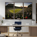 Oregon Stadium Canvas Wall Art - Captivating Game Day Scene