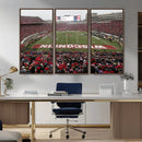 Wisconsin Badgers Team Print Canvas - Madison Camp Randall