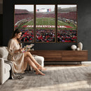 Wisconsin Badgers Team Print Canvas - Madison Camp Randall