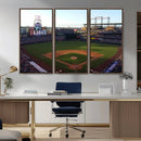 Colorado Rockies Coors Field Wall Art Canvas Print - MLB
