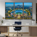 Los Angeles Dodgers Wall Art Canvas, Dodger Stadium Wall Art