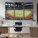 Texas Rangers Baseball Team Print - Arlington Globe Life