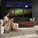 Michigan Wolverines Football Canvas Wall Decor, Football
