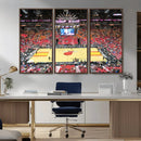 Miami Heat Basketball Team Print Wall Art- Kaseya Center by MyGreatCanvas | Canvas Wall Art Prints | Photo Prints & Wall Decor