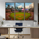 St. Louis Cardinals Baseball Team Print - Busch Stadium Wall