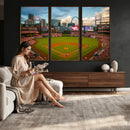 St. Louis Cardinals Baseball Team Print - Busch Stadium Wall