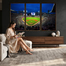Truist Park Night Game Canvas Art - Atlanta Braves Stadium