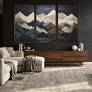 Wood Mountain Wall Art | Mountain Canvas Print Wood Decor | by MyGreatCanvas | Canvas Wall Art Prints | Photo Prints & Wall Decor