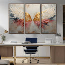 Golden Angel Wings Wall Art Canvas Print – Stunning Abstract by MyGreatCanvas | Canvas Wall Art Prints | Photo Prints & Wall Decor
