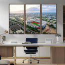 Old Trafford Manchester United Stadium Wall Art Canvas Print