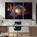 Nebula and Galaxies in Space Wall Art Canvas Print, Spiral