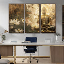 Zen Buddha Wall Art Canvas Print | Peaceful Meditation Decor