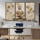 Serene Buddha Wall Art | Yoga Room Decor and Meditation Wall