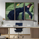 Decadent Girl by Ramon Casas Wall Art Canvas Print, Framed
