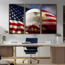 American Flag Eagle Symbol Wall Art, American Flag Eagle by MyGreatCanvas | Canvas Wall Art Prints | Photo Prints & Wall Decor