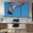 Carl Fredricksen, Up Movie Wall Art, Balloons Wall Art, Air