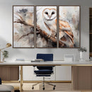 Barn Owl Wall Art | Watercolor Barn Owl Canvas Print | by MyGreatCanvas | Canvas Wall Art Prints | Photo Prints & Wall Decor