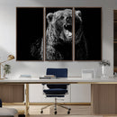 Bear Canvas Print | Wildlife Wall Art for Cabin Decor |