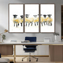 Farmhouse Wall Art Sheep Print | Ready to Hang Framed Canvas by MyGreatCanvas | Canvas Wall Art Prints | Photo Prints & Wall Decor