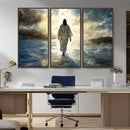 Jesus Walking on Water Wall Art | Canvas Print | Ready to