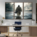 Jesus Walking on Water Wall Art | Canvas Print | Ready to