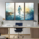 Watercolor Jesus Walking on Water Canvas Print, Christian by MyGreatCanvas | Canvas Wall Art Prints | Photo Prints & Wall Decor