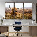 Scottish Highland Cow Wall Art Canvas Print | Ready to Hang by MyGreatCanvas | Canvas Wall Art Prints | Photo Prints & Wall Decor