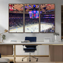 Madison New York Rangers Hockey Stadium Wall Art Canvas
