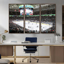Sharks Arena Blackhawks Sharks Ice Hockey Stadium Wall Art by MyGreatCanvas | Canvas Wall Art Prints | Photo Prints & Wall Decor