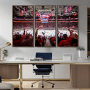 Carolina Hurricanes Ice Hockey Stadium Wall Art, Carolina