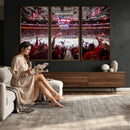 Carolina Hurricanes Ice Hockey Stadium Wall Art, Carolina