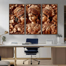 Indian Woman Statue Wall Art Canvas Print