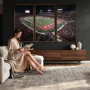 Houston Cougars Football Team Print - Houston TDECU Stadium