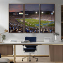 UCLA Bruins Football Team Print - Pasadena Rose Bowl Stadium