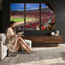 Wisconsin Badgers Football Team Print - Madison Camp Randall